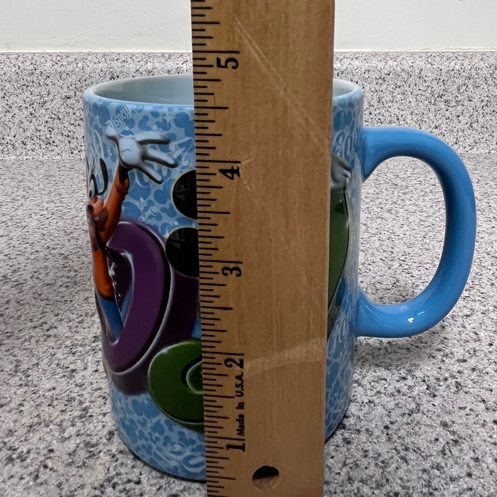 Disney Blue Mug with Iconic Disney Characters & Castle Logo - Picture 11 of 12